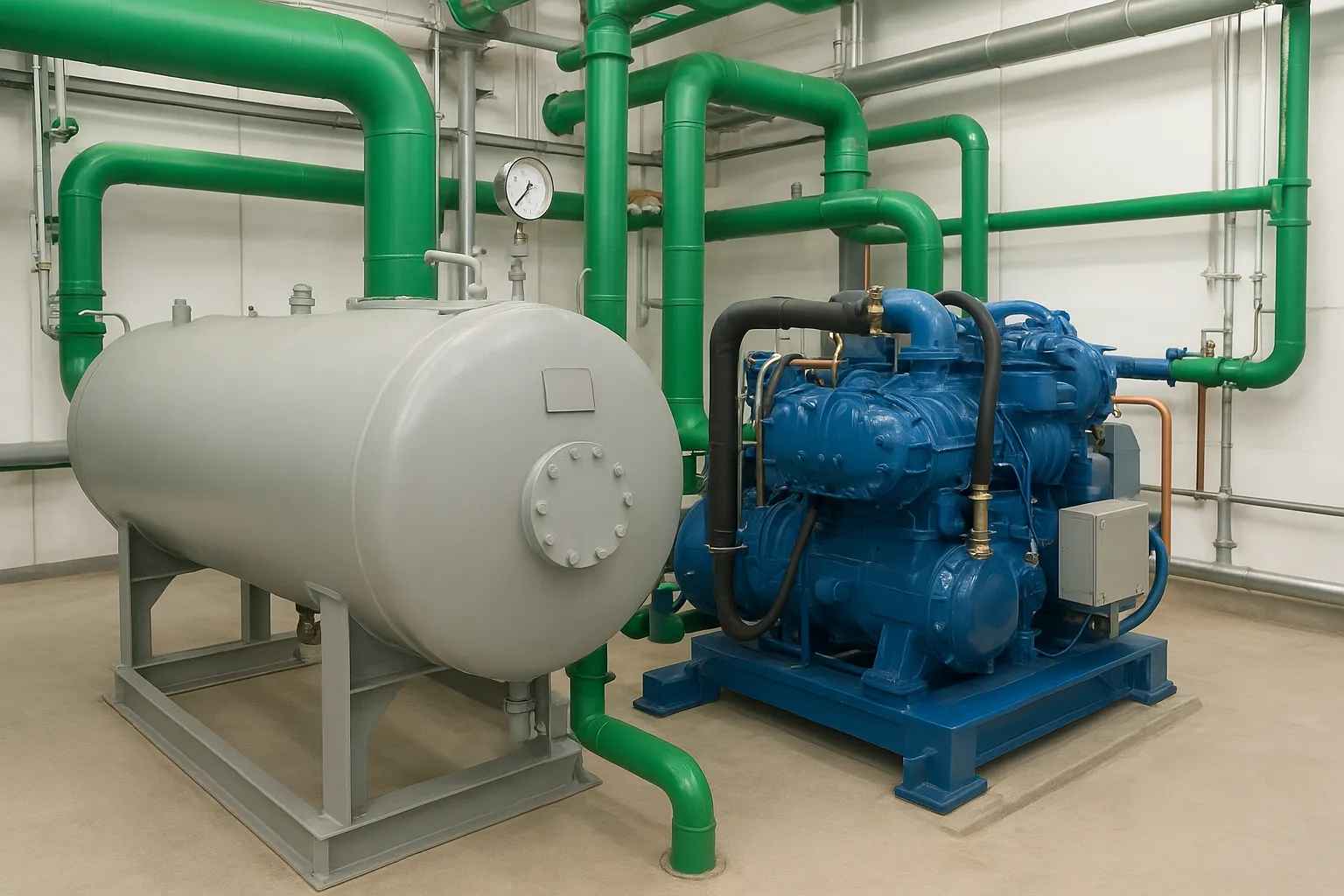 کاربرد منابع تحت فشار در سیستم‌های تبرید صنعتی