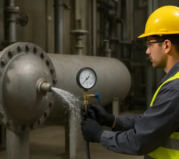 ایمنی و تست‌های هیدرواستاتیک منابع تحت فشار