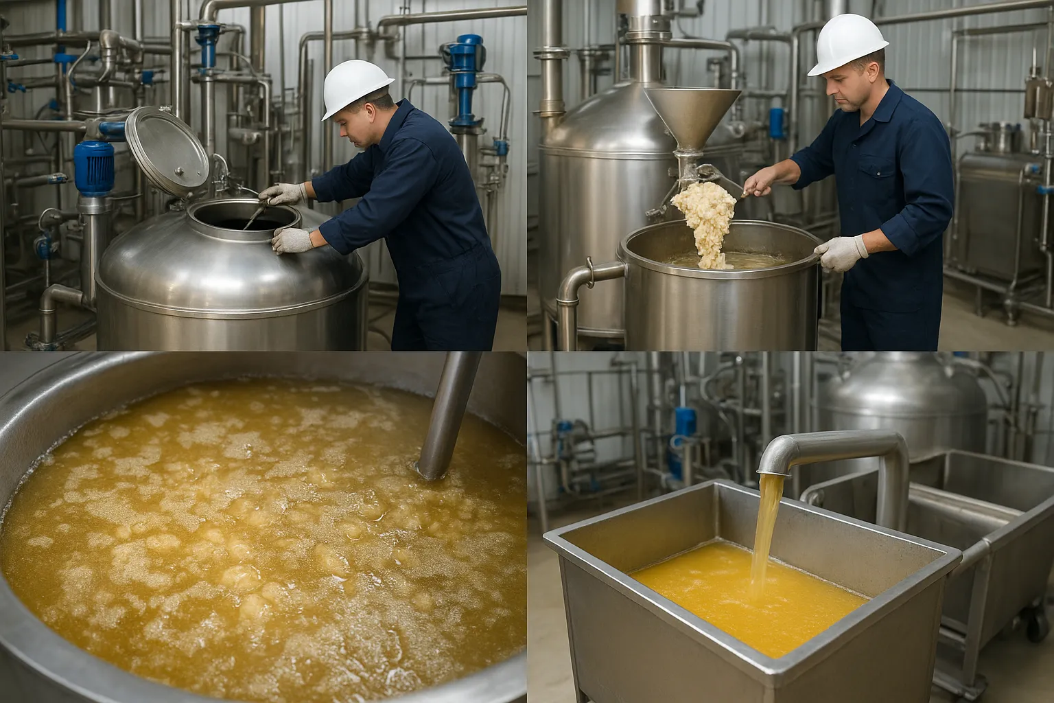 آموزش فرآیند تصفیه روغن‌گیر ضایعات مرغ مرحله‌به‌مرحله