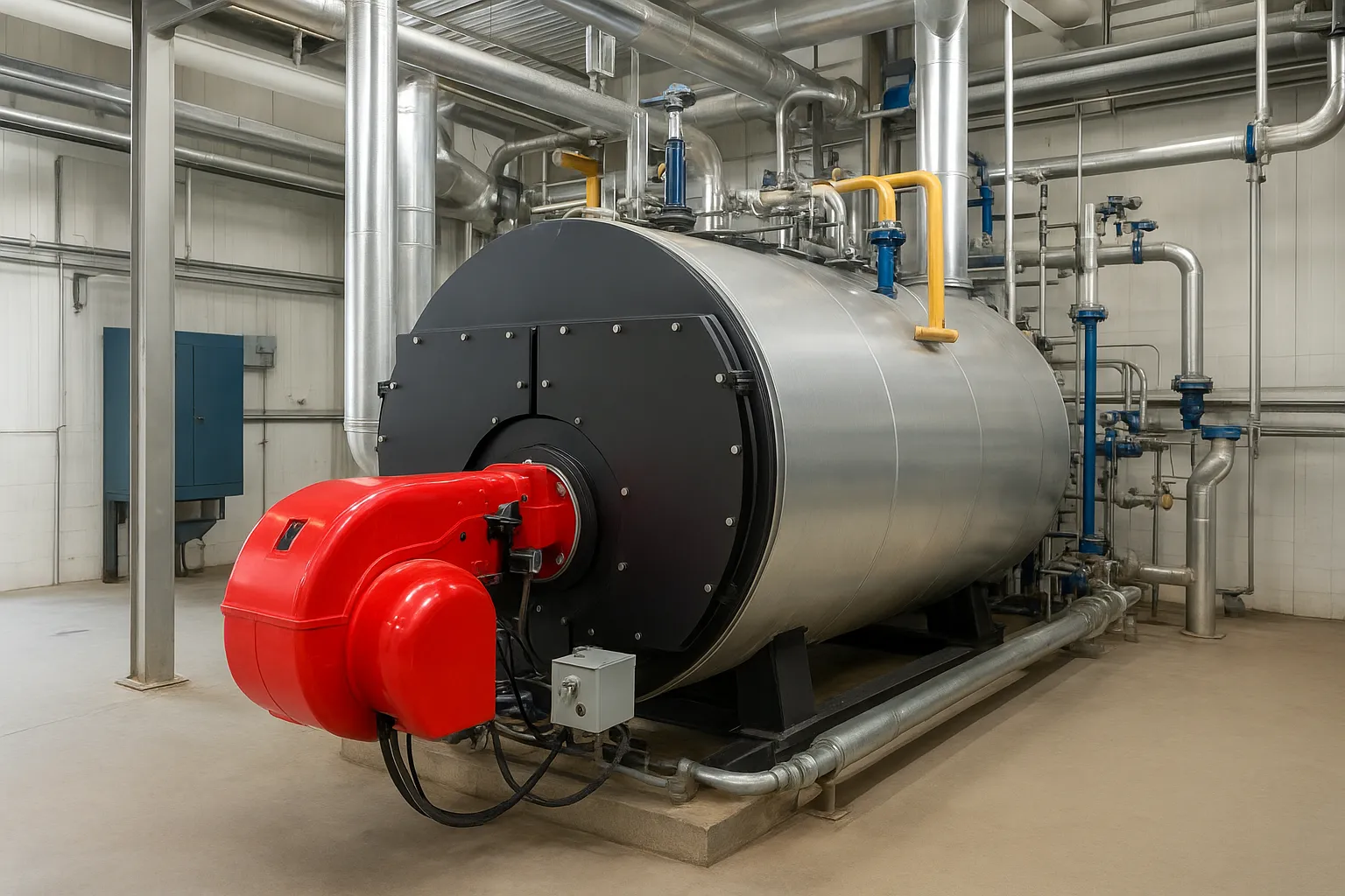 تاثیر دیگ بخار با راندمان بالا بر هزینه‌های تولید