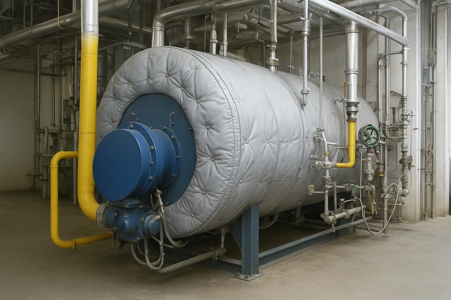 روش‌های عایق‌کاری بدنه دیگ بخار جهت کاهش هدررفت انرژی