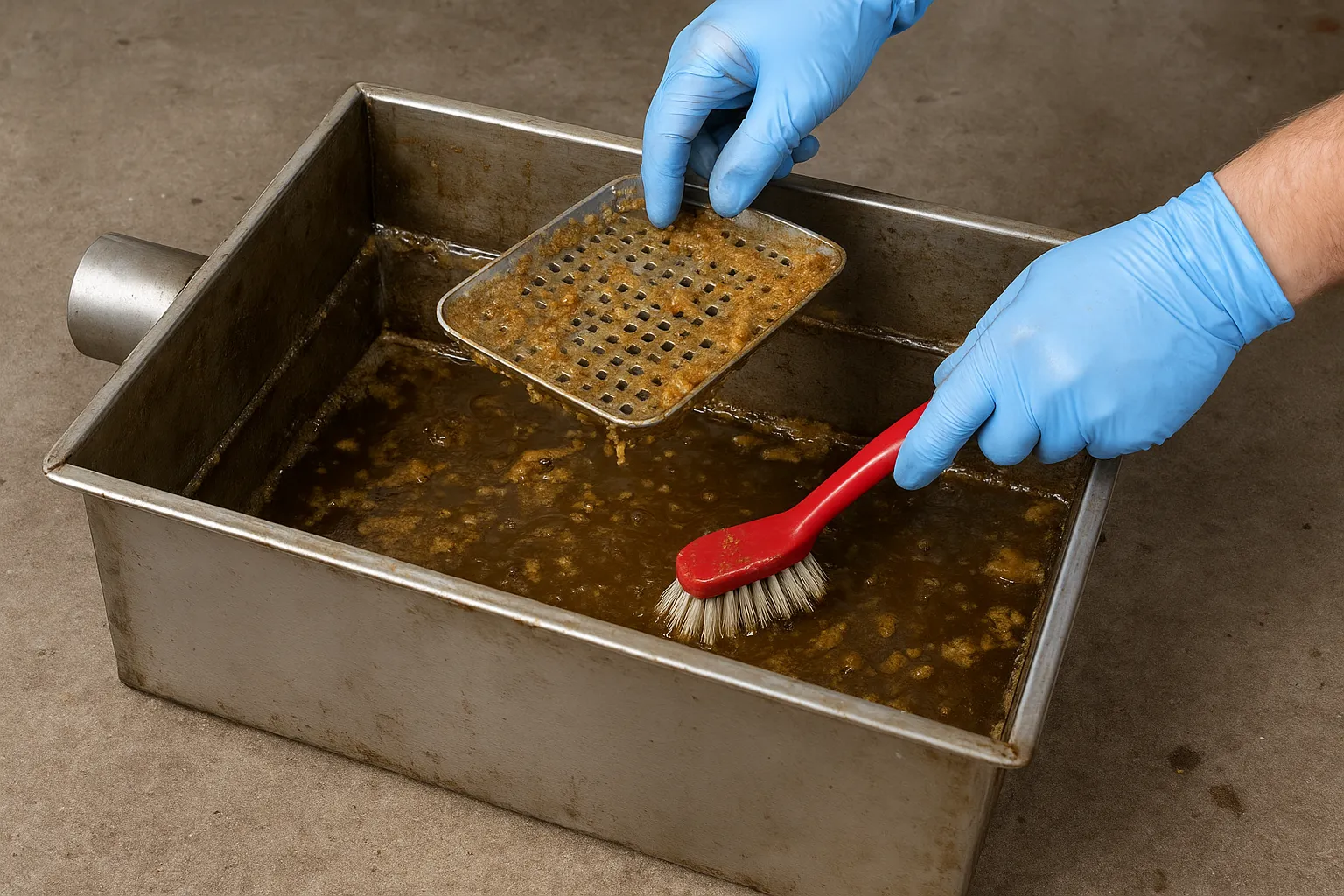 راهنمای عملی پاکسازی و سرویس روغن‌گیر ضایعات مرغ