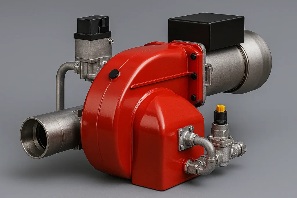 نمای نزدیک مشعل دیگ روغن داغ