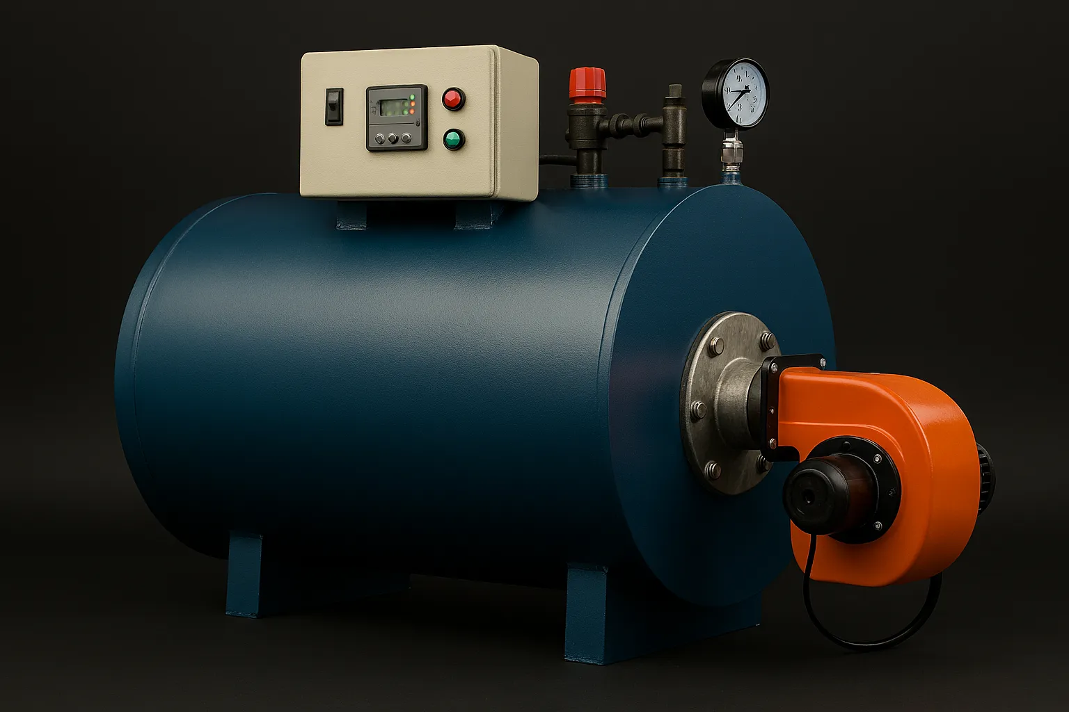 دیگ آب داغ با مشعل اتوماتیک؛ عملکرد هوشمند