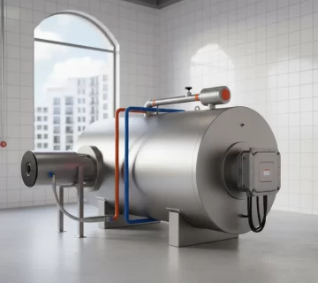 دیگ آب داغ دوگانه‌سوز؛ انتخابی منعطف برای مجتمع‌ها