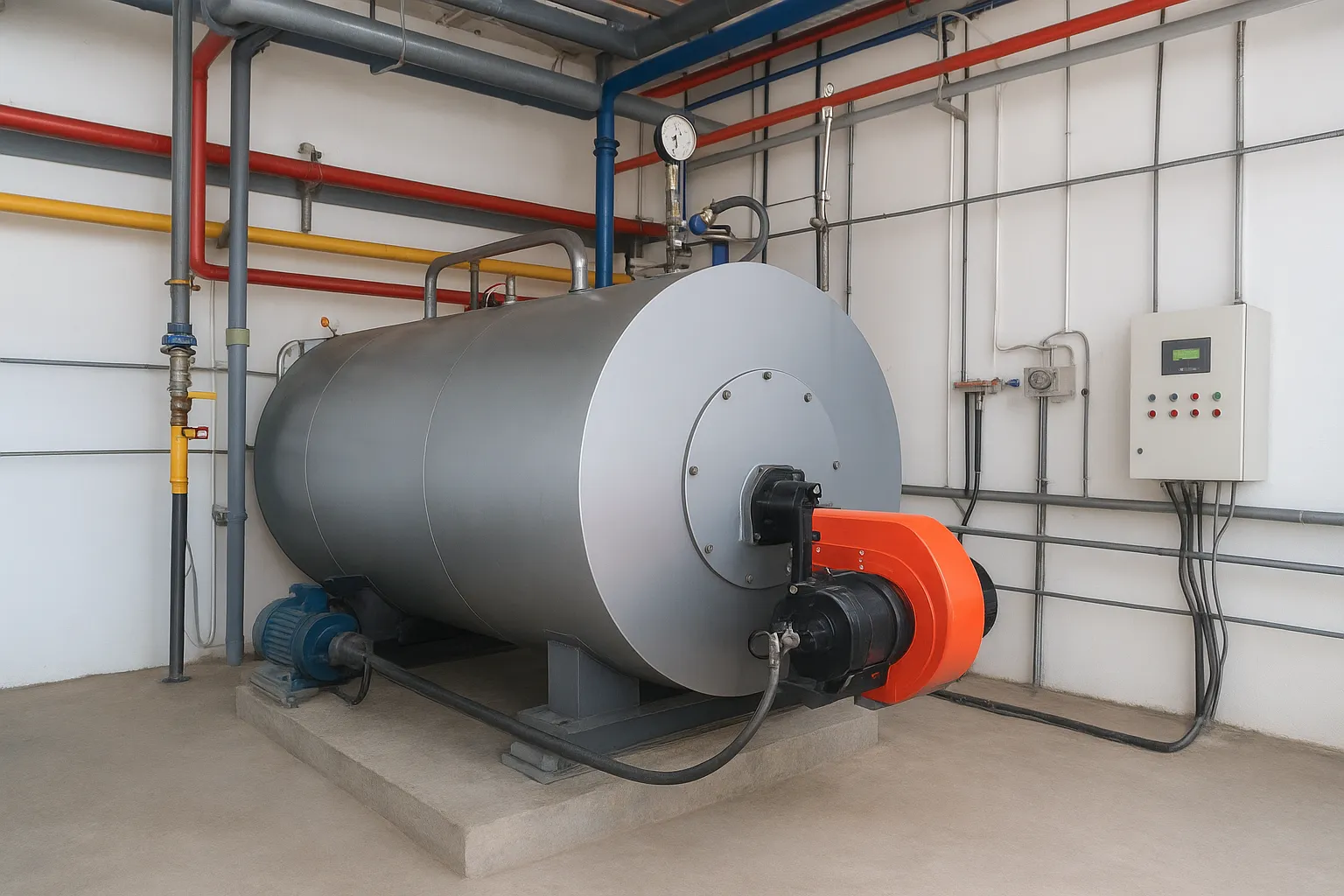 آموزش نصب گامبهگام دیگ روغن داغ صنعتی