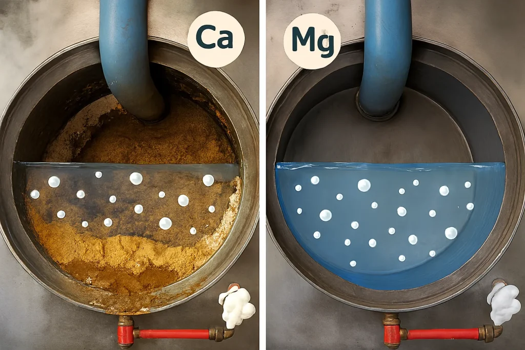 سختیگیر رزینی در بویلر صنعتی