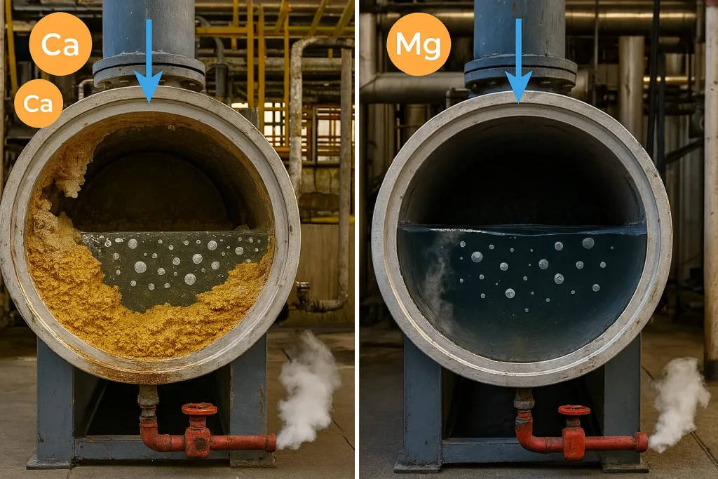 کنترل TDS در دیگ بخار