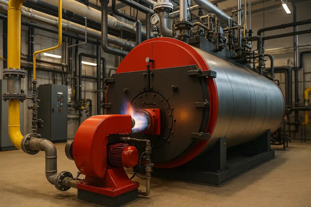 کاهش مصرف سوخت در دیگ بخار صنعتی