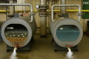 تأثیر سختی آب بر راندمان دیگ بخار صنعتی