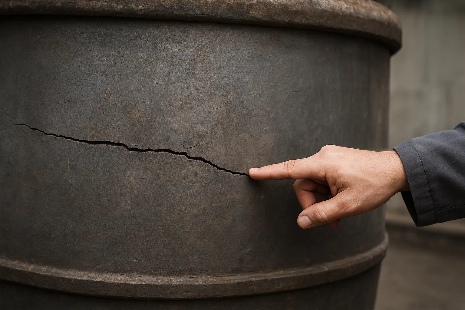 روش‌های تشخیص ترک یا شکستگی در بدنه دیگ پخت ضایعات