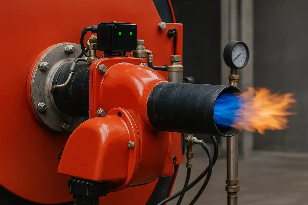 تنظیم شعله مشعل برای بهبود راندمان