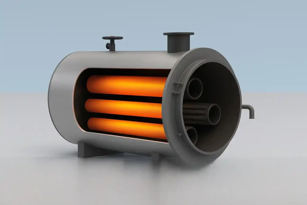 دیگ بخار سه‌پاس صنعتی