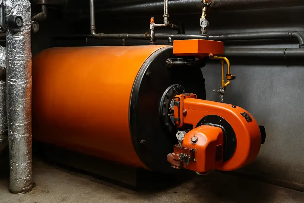 بررسی دمای دودکش بویلر