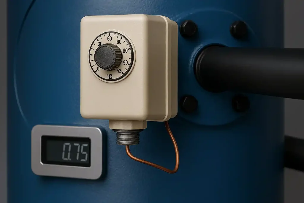 نمودار عملکرد اکوستات در برابر دمای محیط بیرونی