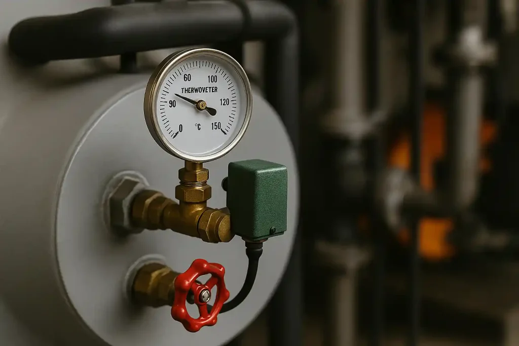 مشعل روشن در دیگ روغن داغ و جریان حرارت