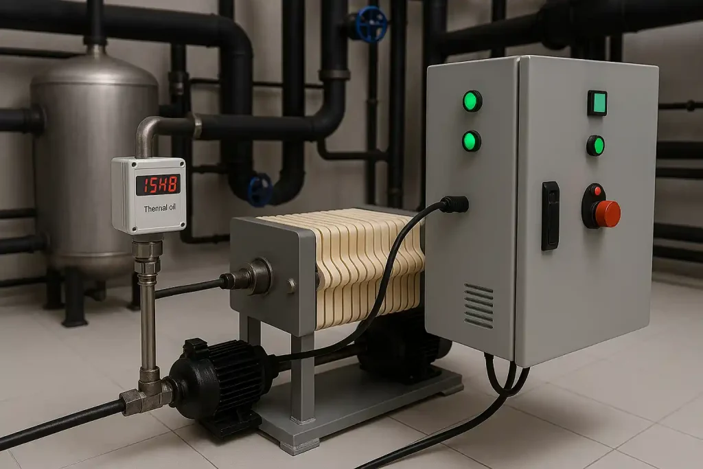 جلوگیری از آلودگی روغن حرارتی در کارخانه