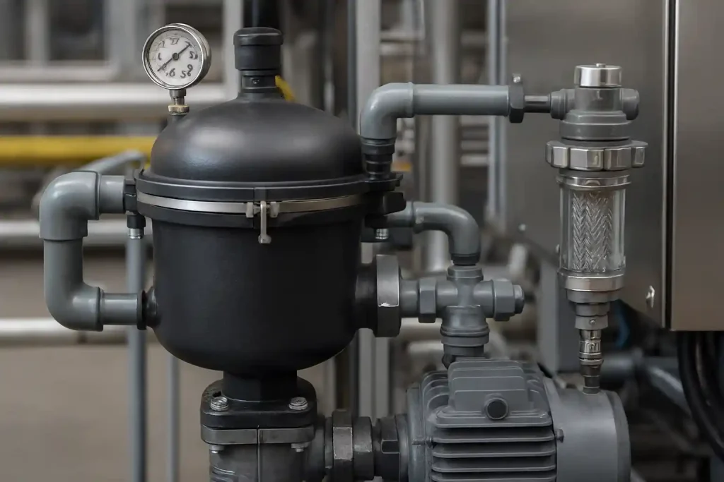 کاهش آلودگی روغن حرارتی در خط تولید صنعتی