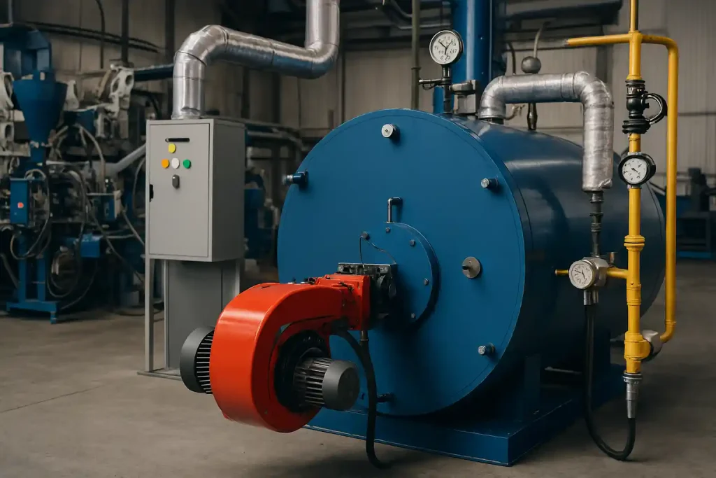 بررسی عملکرد دیگ روغن داغ در خط اکستروژن صنایع پلاستیک
