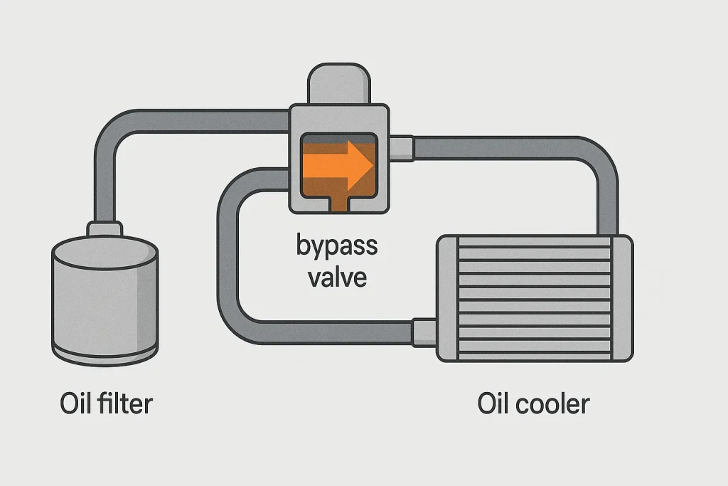 عملکرد شیر بای‌پس در تنظیم حرارت روغن تجهیزات صنعتی
