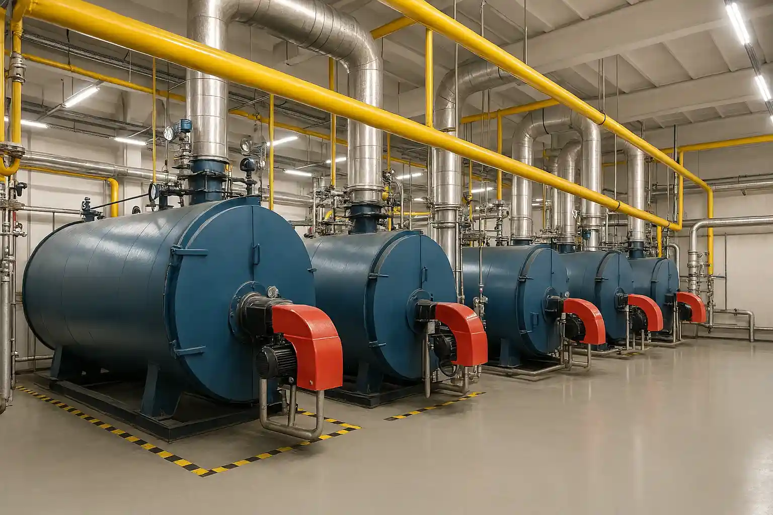 اصول طراحی اتاق بویلر در کارخانه‌ها