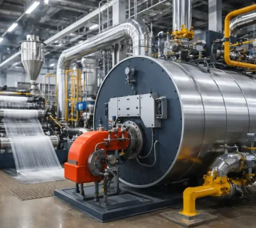 تحلیل راندمان دیگ روغن داغ در صنایع پلاستیک