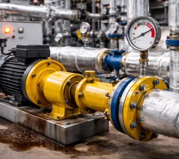 بررسی دلایل افت فشار در سیستم روغن حرارتی