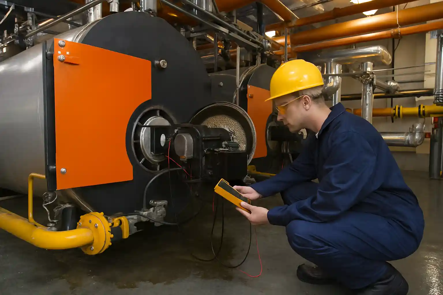 بررسی راندمان دیگ آب داغ در سیستمهای شوفاژ مرکزی