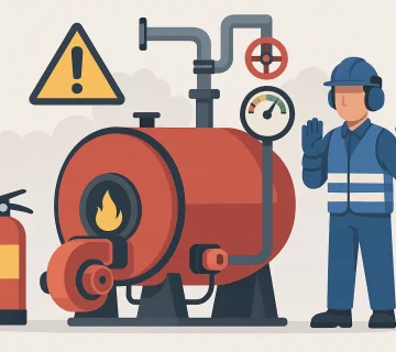 استانداردهای ایمنی مهم در دیگ‌های روغن داغ