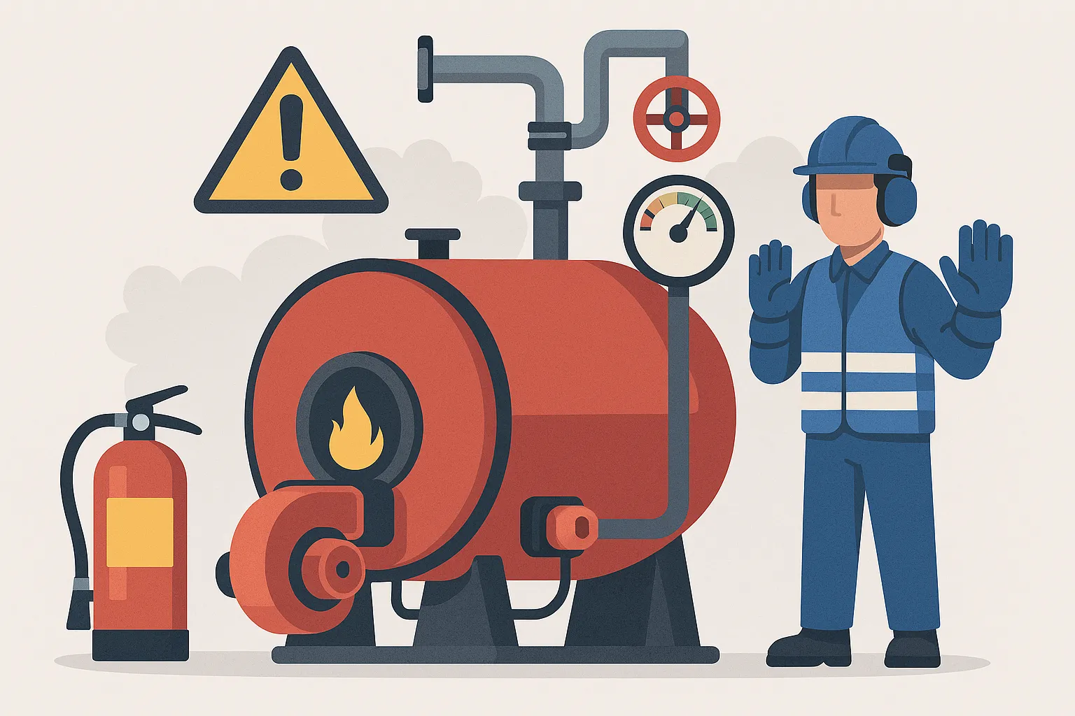 استانداردهای ایمنی مهم در دیگ‌های روغن داغ