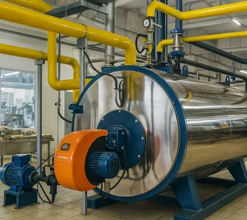 راهنمای انتخاب دیگ بخار برای خطوط بسته‌بندی مواد غذایی