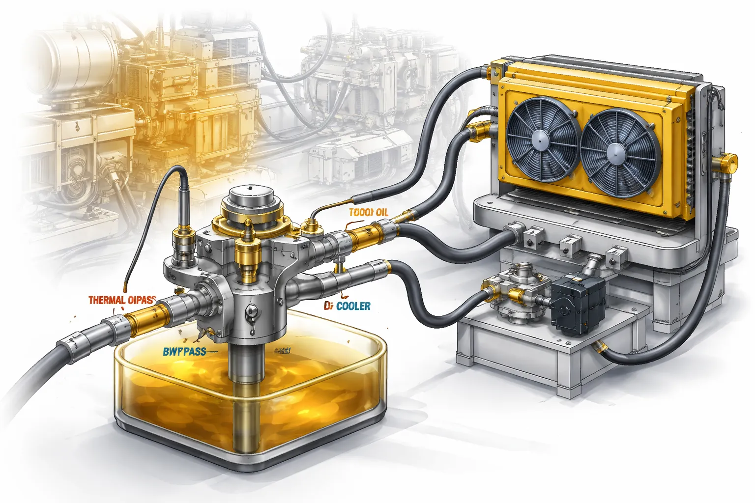 تأثیر سیستم بای‌پس بر کنترل حرارت روغن