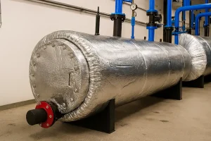 تأثیر عایق‌کاری صحیح بر کاهش تلفات حرارتی دیگ آب داغ