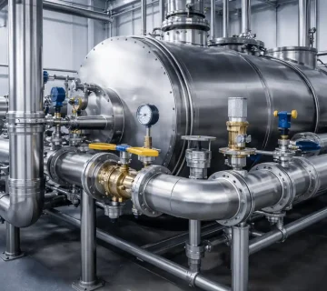 نکات فنی لوله‌کشی بخار برای دیگ پخت ضایعات