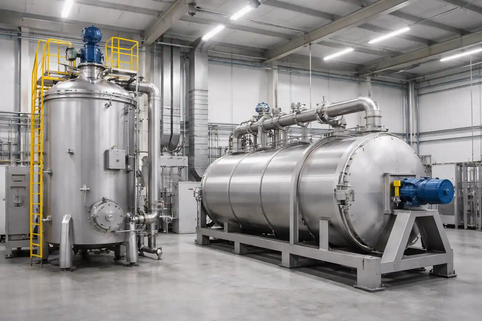 مقایسه مدل‌های عمودی و افقی دیگ پخت ضایعات