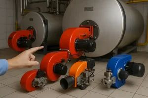 انتخاب مشعل مناسب برای دیگ آب داغ صنعتی