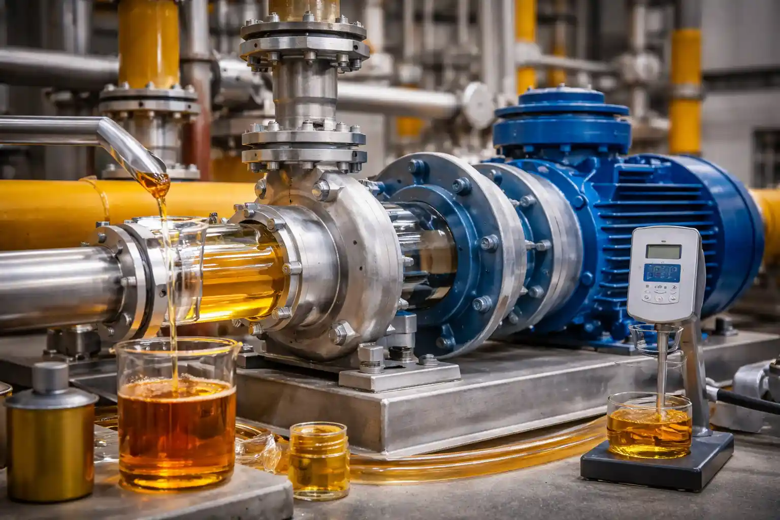 انتخاب صحیح پمپ روغن داغ بر اساس ویسکوزیته