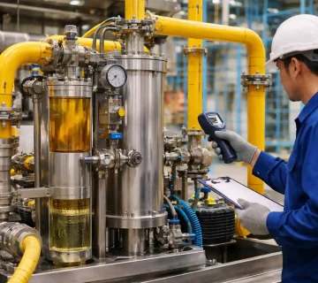 روش‌های کاهش آلودگی روغن حرارتی در خط تولید