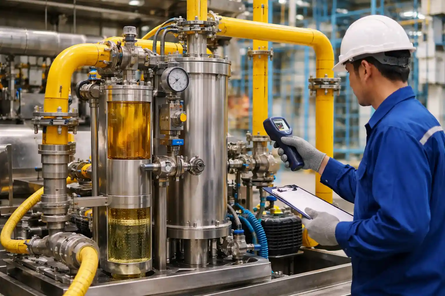 روش‌های کاهش آلودگی روغن حرارتی در خط تولید