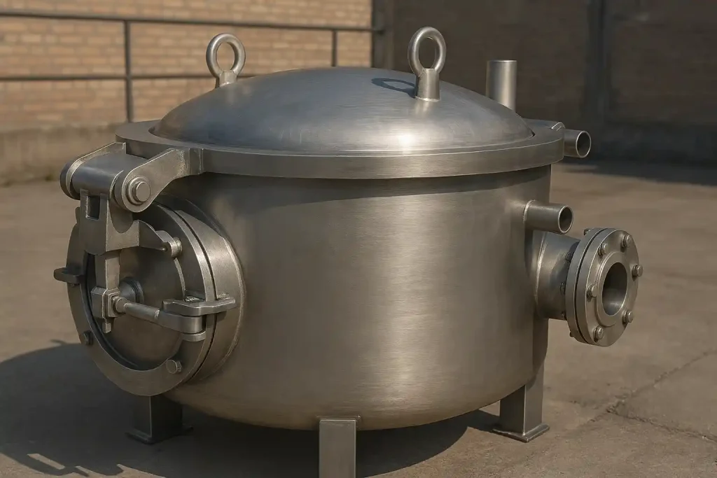 جنس بدنه مناسب دیگ پخت ضایعات صنعتی
