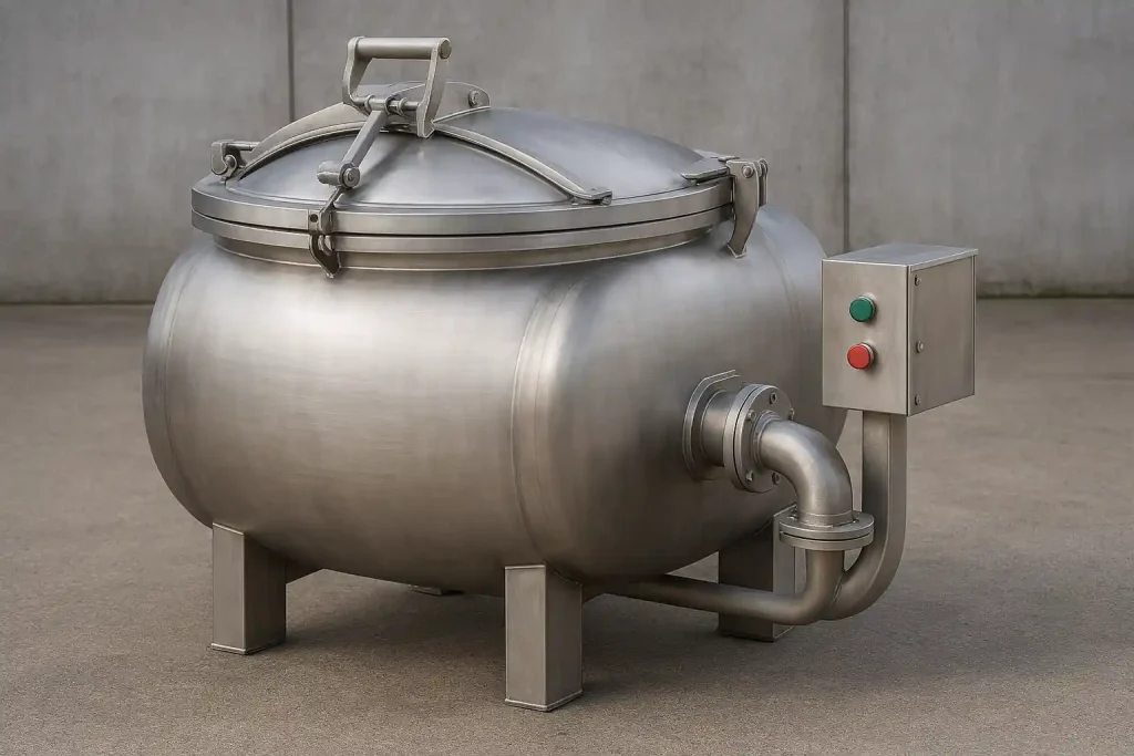 بررسی متریال بدنه دیگ پخت ضایعات