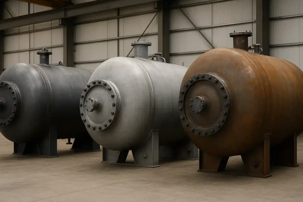 انتخاب ورق فولادی مناسب برای مخازن تحت فشار صنعتی