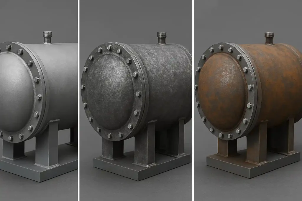 بررسی مقاومت ورق فولادی در مخازن تحت فشار