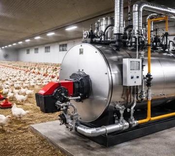 بررسی ظرفیت مناسب دیگ پخت برای مرغداری‌ها