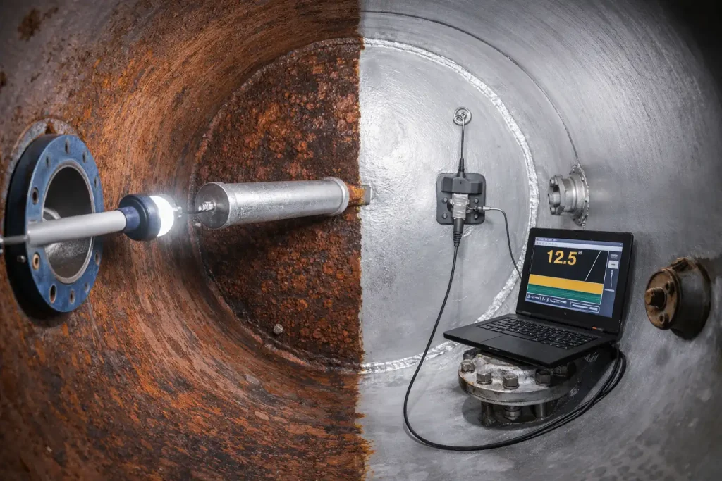 خوردگی داخلی مخازن تحت فشار در صنایع نفت و گاز