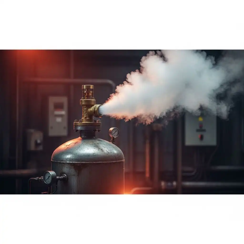 عملکرد شیر اطمینان روی مخزن تحت فشار برای تخلیه ایمن فشار اضافی