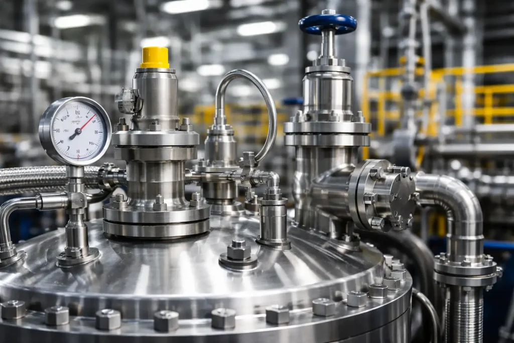 جلوگیری از انفجار مخازن با استفاده از شیر اطمینان استاندارد